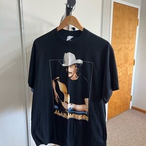 Vintage Black Alan Jackson Graphic T-Shirt Don’t Rock the Jukebox XL
